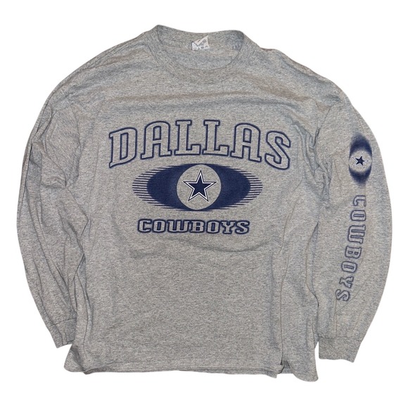 True Fan Other - True Fan Dallas Cowboys Long Sleeve T-Shirt Heather Gray Mens XL NFL Football